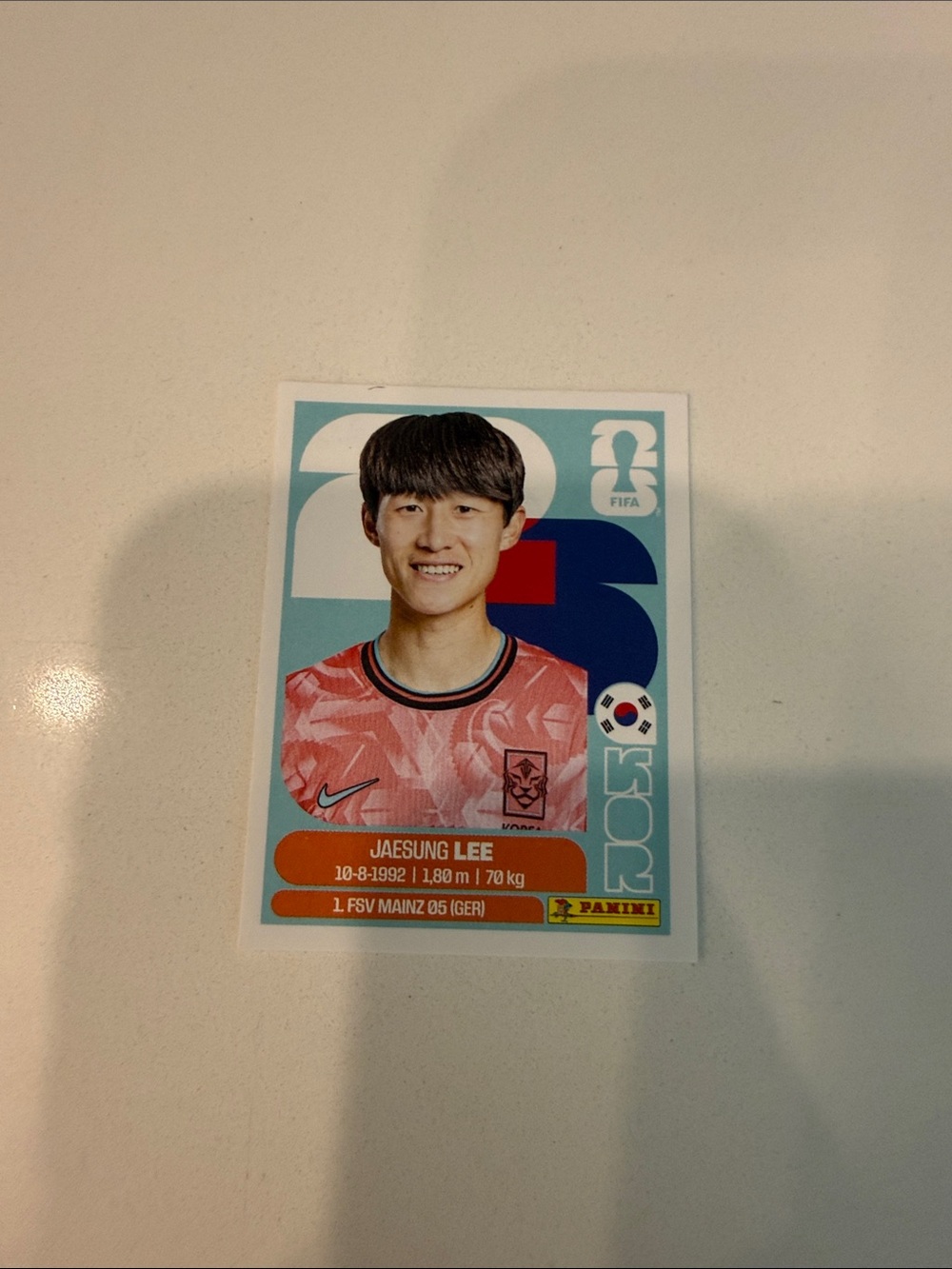 Panini sticker